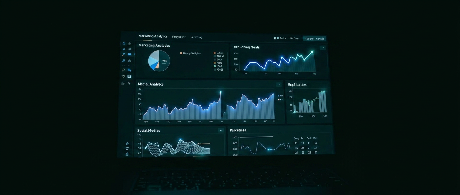 Marketing analytics dashboard